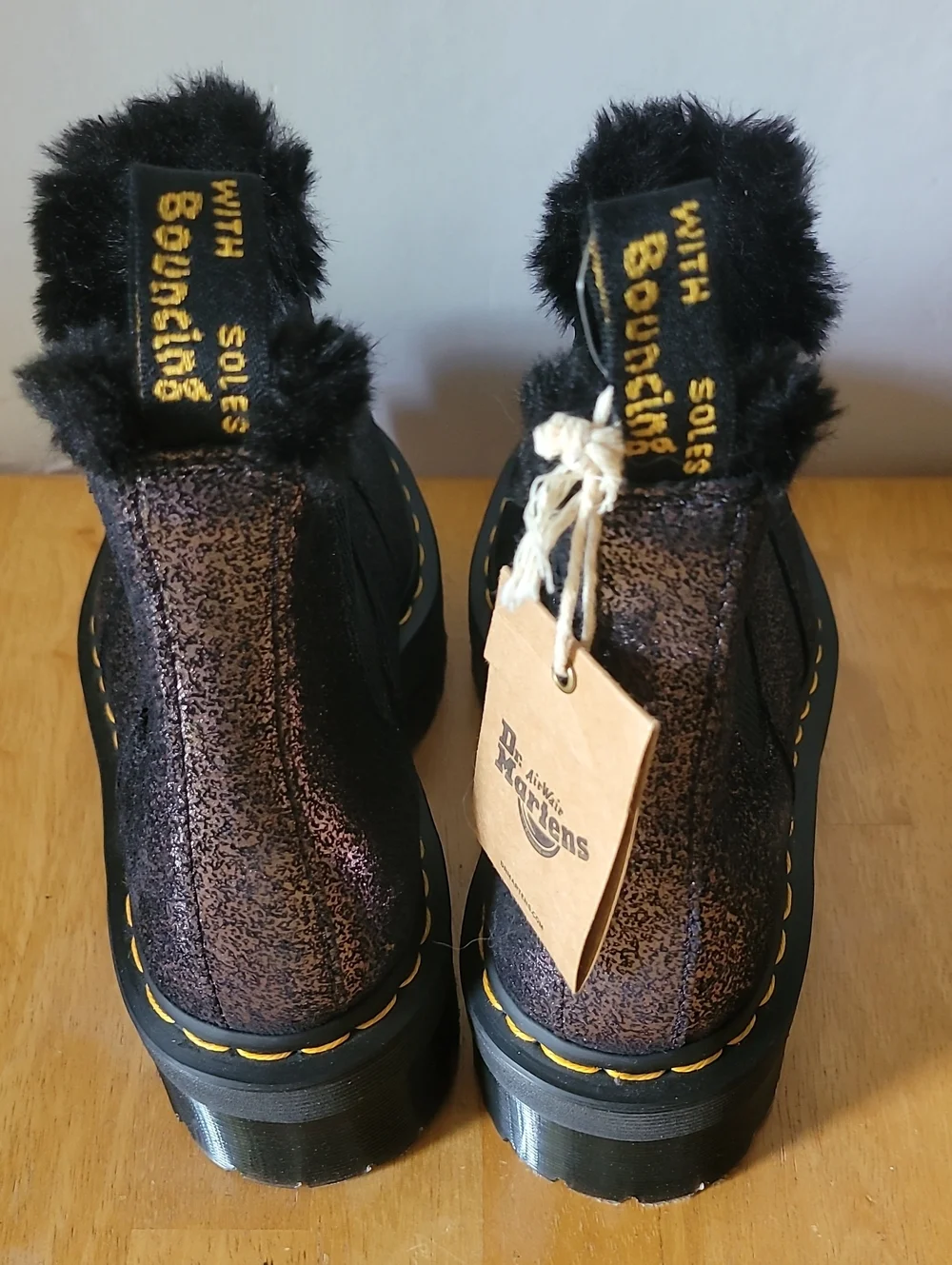 Dr. Martens 2976 Metallic Platform Boots